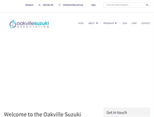 Tablet Screenshot of oakvillesuzuki.org